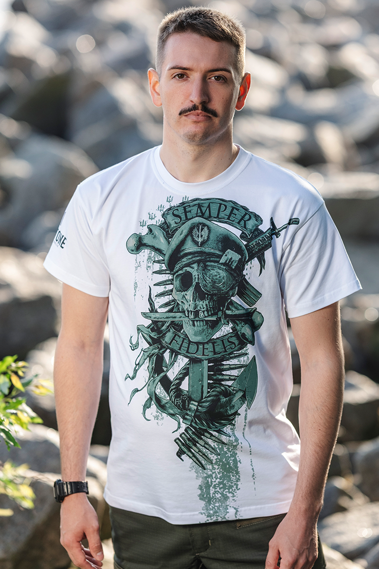 Футболка Semper fidelis white T-Form